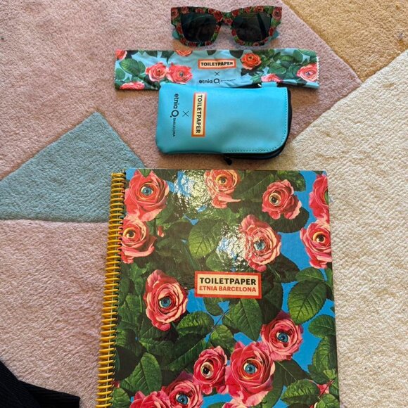 Etnia Barcelona x toilet paper rare flower sunglasses Retro round sunglasses - Picture 3 of 8